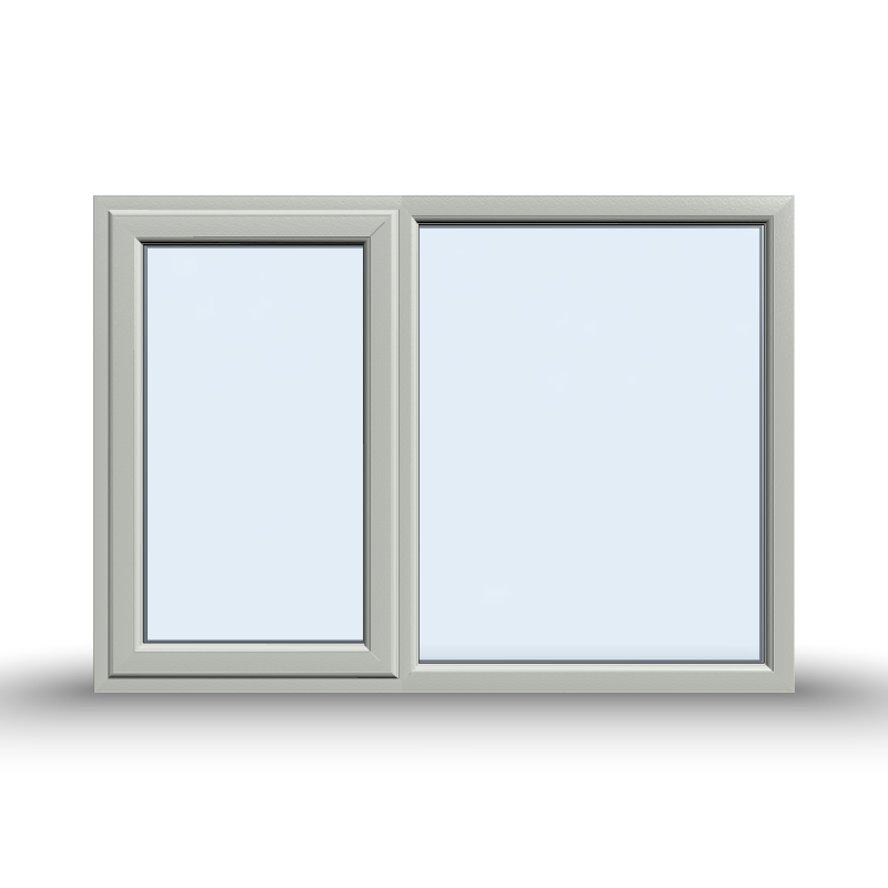Casement Window - 1500x1065, Opening outwards, White/Anthracite, Double/Triple Glazing