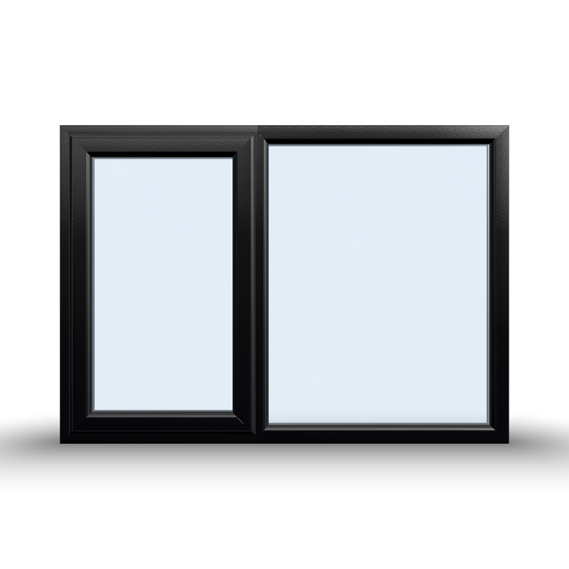 Casement Window - 1500x1065, Opening outwards, White/Anthracite, Double/Triple Glazing