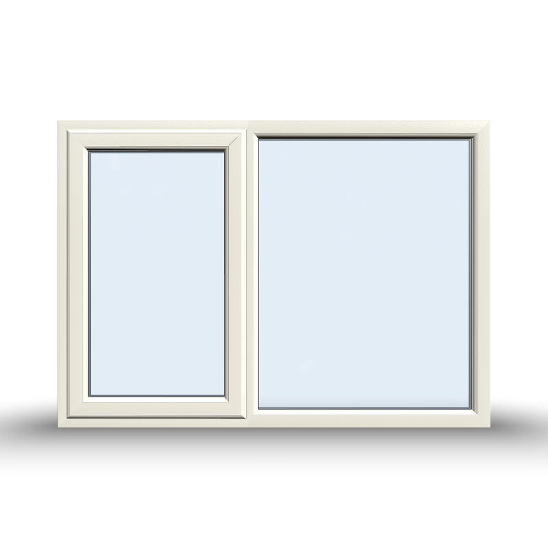 Casement Window - 1500x1065, Opening outwards, White/Anthracite, Double/Triple Glazing