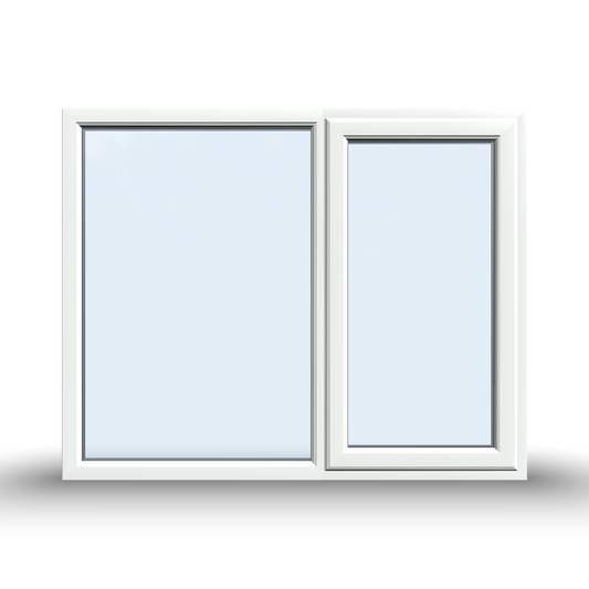 Casement Window - 1500x1200, Opening outwards, White/Anthracite, Double/Triple Glazing