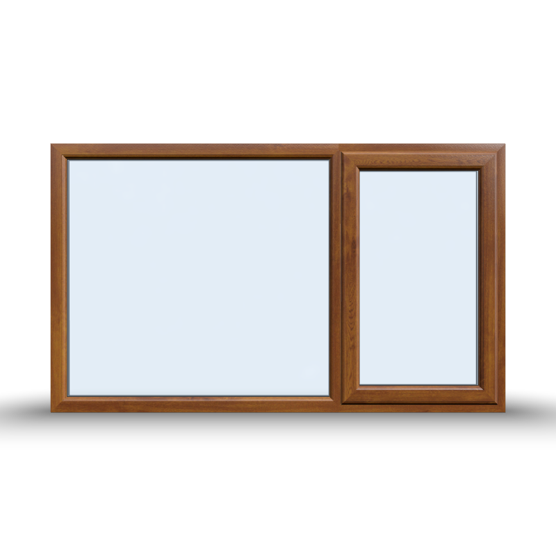 Casement Window - 1800x1065, Opening outwards, White/Anthracite, Double/Triple Glazing