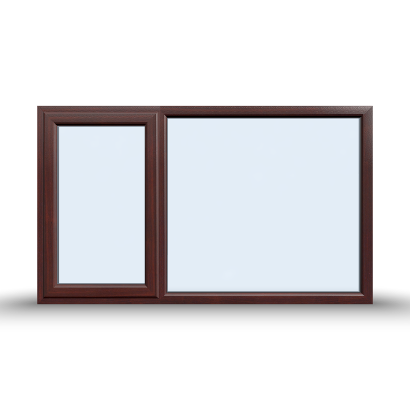 Casement Window - 1800x1065, Opening outwards, White/Anthracite, Double/Triple Glazing