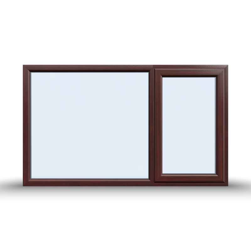 Casement Window - 1800x1065, Opening outwards, White/Anthracite, Double/Triple Glazing