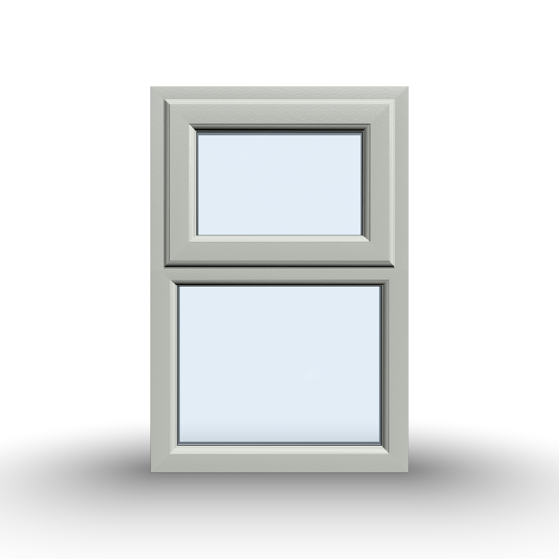 Top Opening Window - 600x900, Opening outwards, White/Anthracite, Double/Triple Glazing