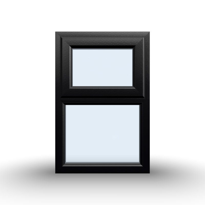 Top Opening Window - 600x900, Opening outwards, White/Anthracite, Double/Triple Glazing