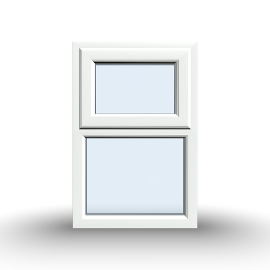 Top Opening Window - 600x900, Opening outwards, White/Anthracite, Double/Triple Glazing