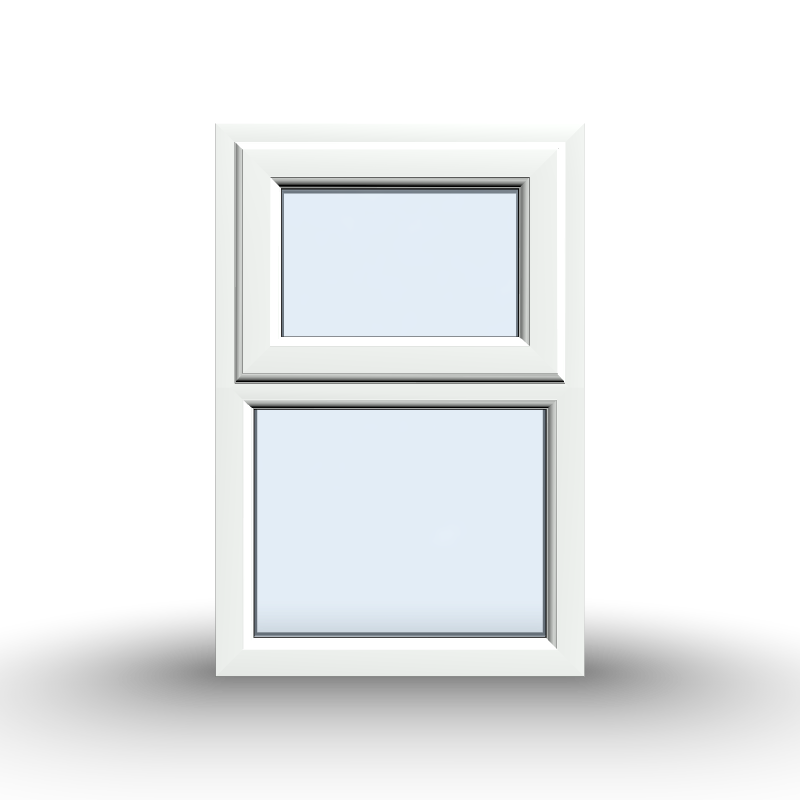 Top Opening Window - 600x900, Opening outwards, White/Anthracite, Double/Triple Glazing