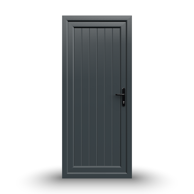uPVC Door - 890x2090 - Full Panel, Inwards Opening