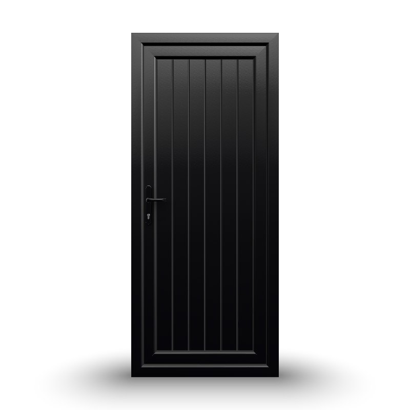 uPVC Door - 890x2090 - Full Panel, Inwards Opening