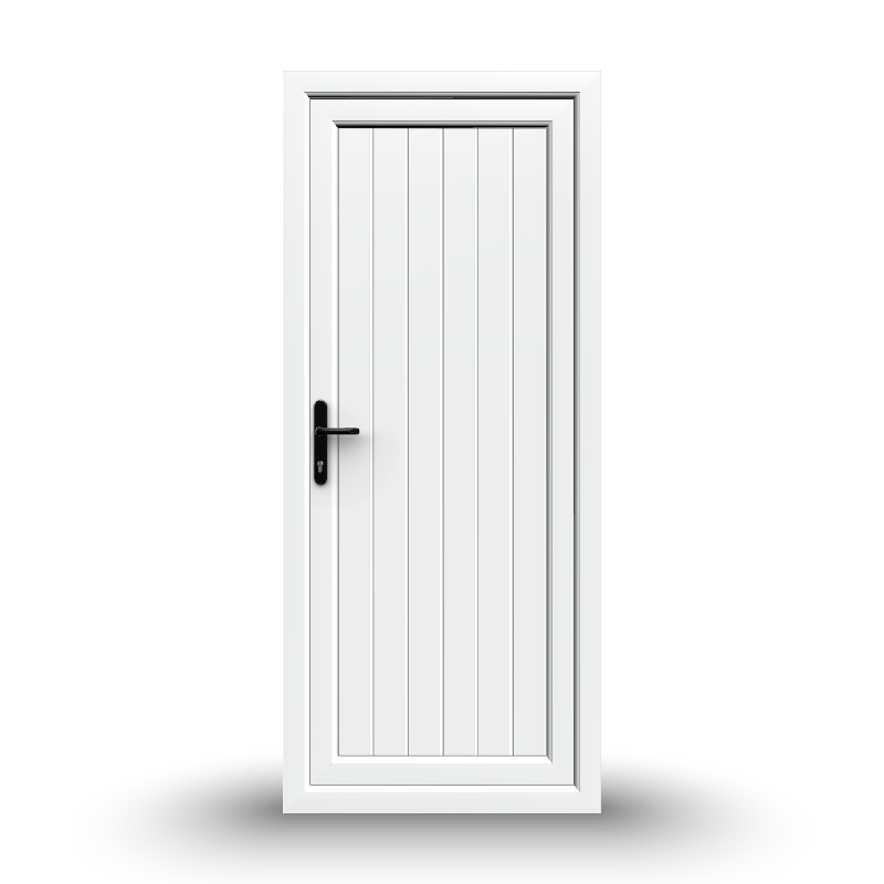 uPVC Door - 890x2090 - Full Panel, Inwards Opening
