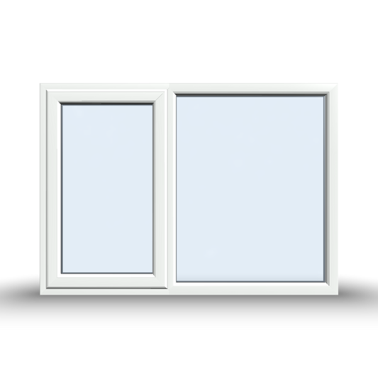 Casement Window - 1500x1065, Opening outwards, White/Anthracite, Double/Triple Glazing