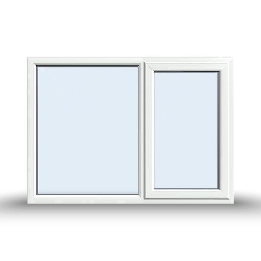 Casement Window - 1500x1065, Opening outwards, White/Anthracite, Double/Triple Glazing