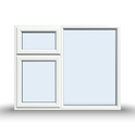 Top and Side Opening Casement Window – 1500×1200 mm (Side & Top Opening Sashes) 🪟🔄🔼