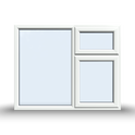 Top and Side Opening Casement Window – 1500×1200 mm (Side & Top Opening Sashes) 🪟🔄🔼