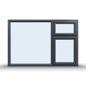 Top and Side Opening Casement Window – 1800×1200 mm (Side & Top Opening Sash on One Side) 🪟🔄🔼