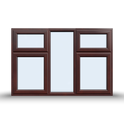 Top and Side Opening Casement Window – 1800×1200 mm (Side & Top Opening Sashes on Each Side) 🪟🔄🔼🪟