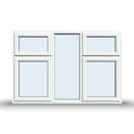 Top and Side Opening Casement Window – 1800×1200 mm (Side & Top Opening Sashes on Each Side) 🪟🔄🔼🪟