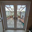 uPVC French Doors  - Opening Outward - 1790 x 2090 - White/Anthracite - Double/Triple Glazed