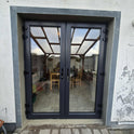 uPVC French Doors  - Opening Outward - 1790 x 2090 - White/Anthracite - Double/Triple Glazed