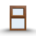 Top Opening Window - 600x900, Opening outwards, White/Anthracite, Double/Triple Glazing