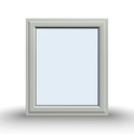 Side (Full) Opening Casement Window - 900x1065 Opening Outwards, White/Anthracite, Double/Triple Glazing