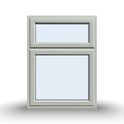 Top and Side Opening Casement Window – 900×1200 mm (Side & Top Opening Sashes) 🪟🔄🔼