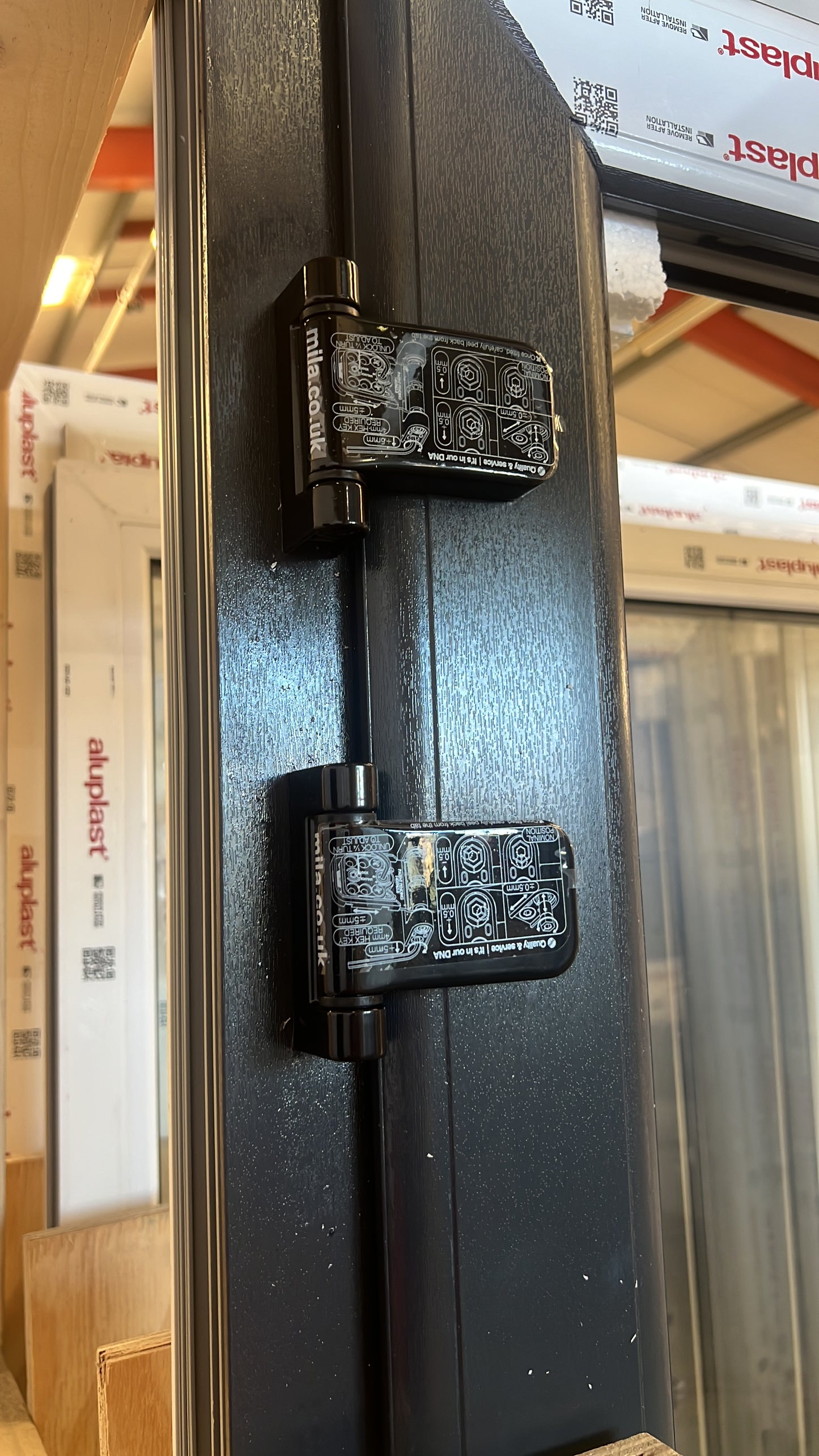 uPVC French Doors  - Opening Outward - 1790 x 2090 - White/Anthracite - Double/Triple Glazed