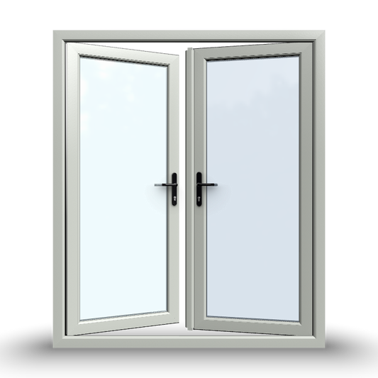 uPVC French Doors  - Opening Inward - 1790 x 2090 - White/Anthracite - Double/Triple Glazed (Copy)