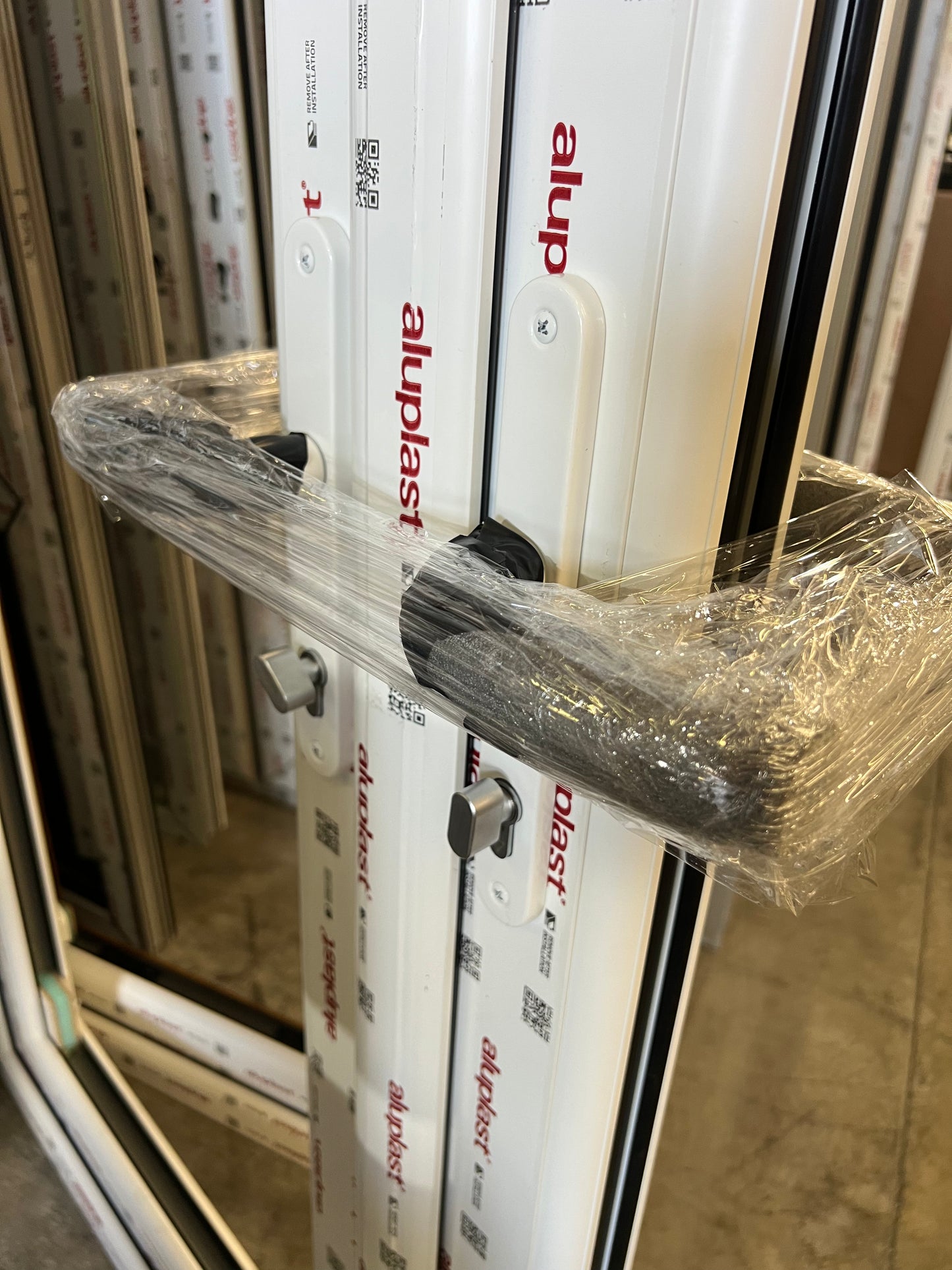 uPVC French Doors  - Opening Outward - 1790 x 2090 - White/Anthracite - Double/Triple Glazed