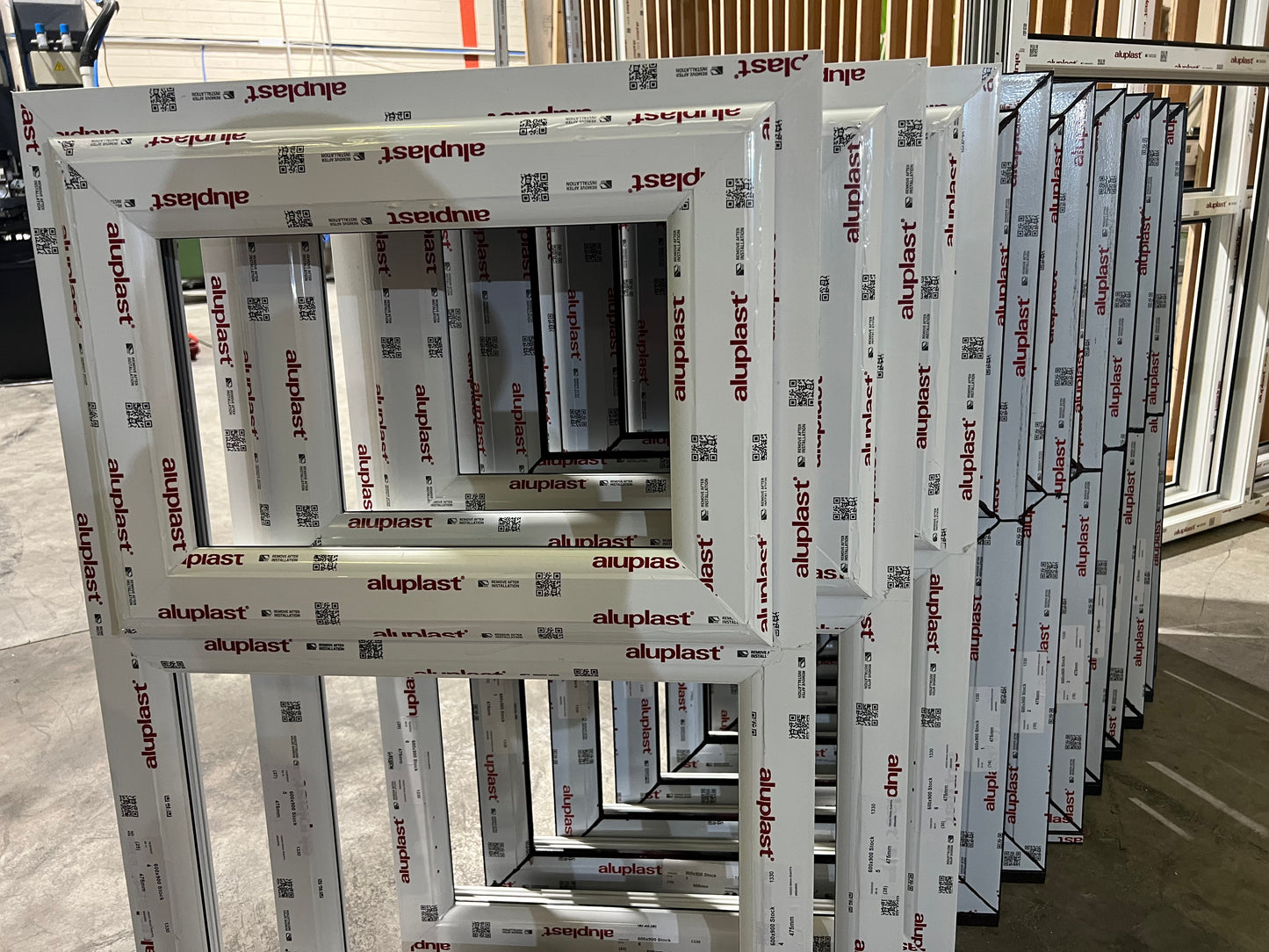 Top Opening Casement Window - 600x900, Opening outwards, White/Anthracite, Double/Triple Glazing