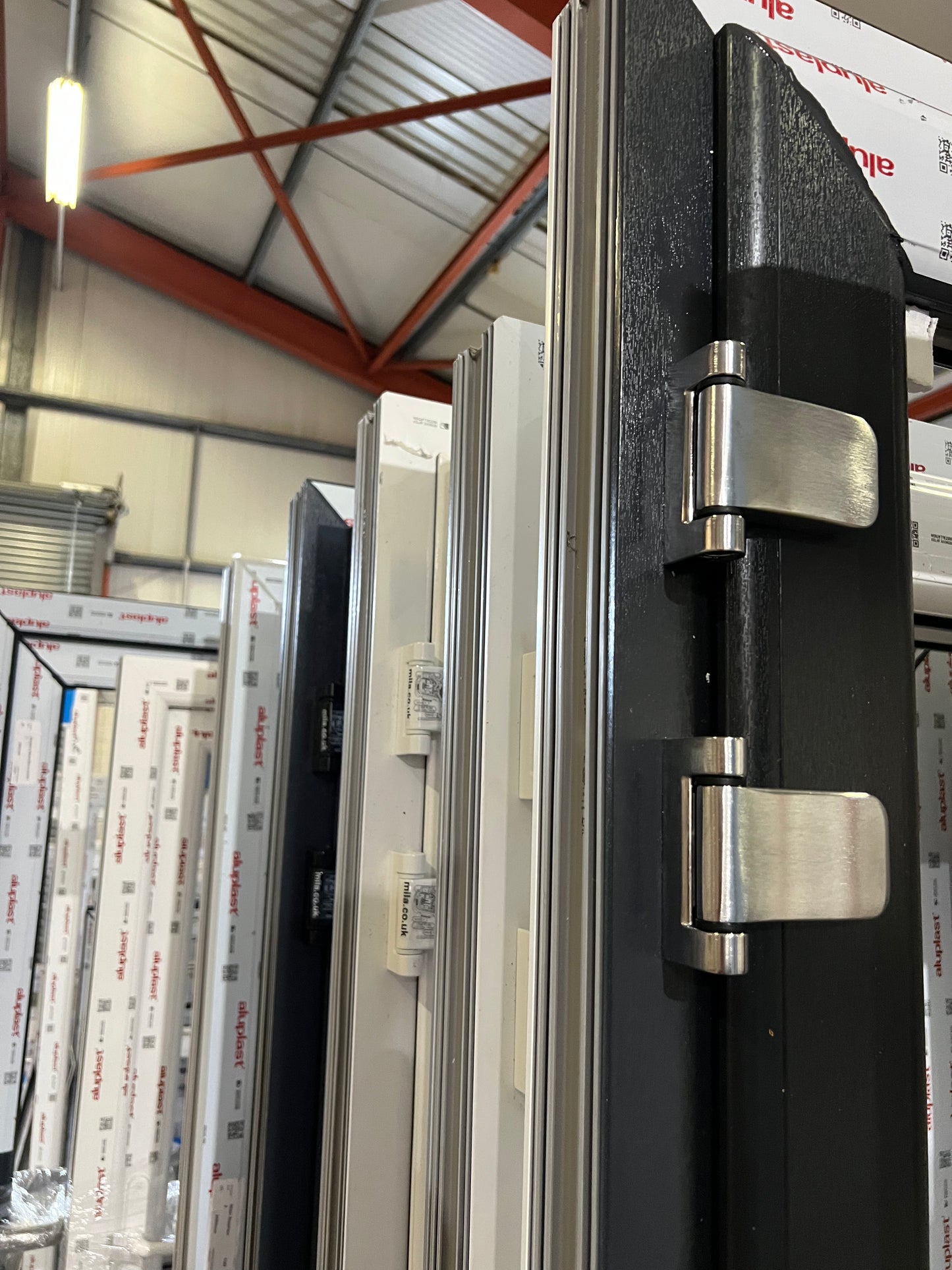 uPVC French Doors  - Opening Outward - 1790 x 2090 - White/Anthracite - Double/Triple Glazed