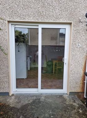 uPVC Sliding Patio Doors - 1790x2090  - White/Anthracite - Double Glazed