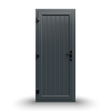 uPVC Door - 890x2090 - Full Panel, Outwards Opening