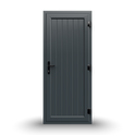 uPVC Door - 890x2090 - Full Panel, Outwards Opening