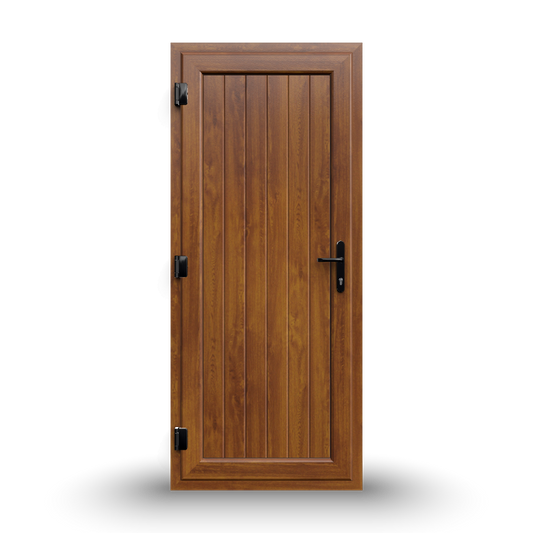 uPVC Door - 890x2090 - Full Panel, Outwards Opening