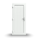 uPVC Door - 890x2090 - Full Panel, Outwards Opening